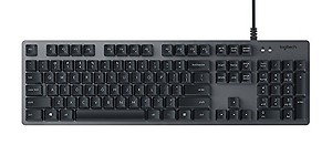 Logitech K840 Mechanical Corded Keyboard price in India.