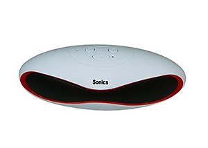 Sonics IN-BT601 Portable Bluetooth Mobile/Tablet Speaker (White, 2.1 Channel) price in India.