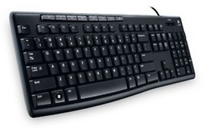 Logitech K200 Media Wired USB Laptop Keyboard