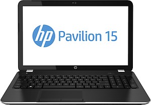 HP Pavilion 15-e001AX Notebook (APU Quad Core A10/ 8GB/ 1TB/ Win8/ 1GB Graph)  (15.6 inch, Metallic Black, 2.35 kg) price in India.